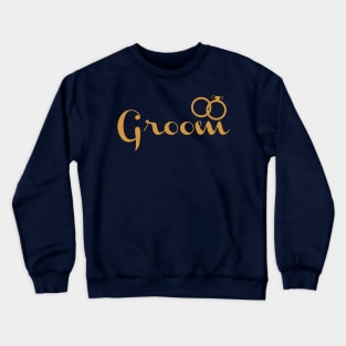 Couple Design - Groom with a Ring Crewneck Sweatshirt